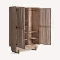 Armario Japones 2 Puertas Madera Mango - Serie Gabia