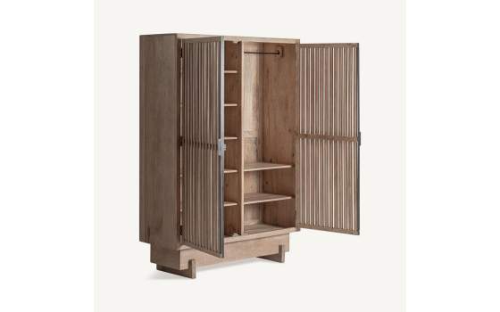 Armario Japones 2 Puertas Madera Mango - Serie Gabia