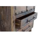 Armario Licorera Industrial Madera Reciclada y Metal Sunderlan