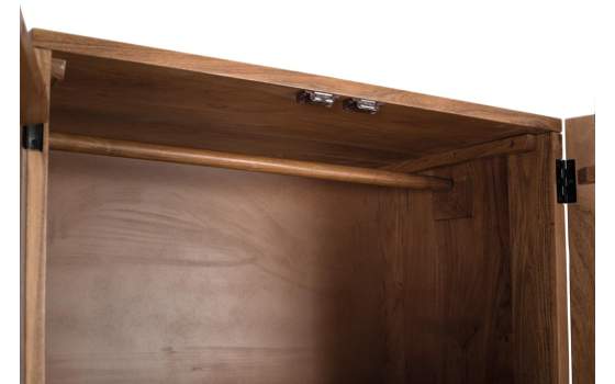 Armario Madera Maciza Etnico 2 Puertas Talladas Daersin