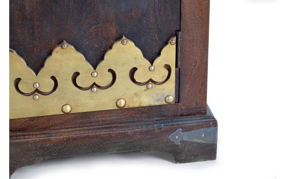 Armario Madera Maciza Rustico 2 Puertas Decoradas Ardinos