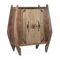 Armario Madera Reciclada y Metal Oriental Serie Recicle