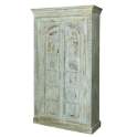 Armario Madera Verde Azulado 2 Puertas Talladas Ardinos