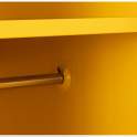 Armario Metalico 2 Puertas Amarillo con Estantes Barra Akijar