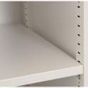 Armario Metalico 2 Puertas Blanco con Estantes Barra Akijar