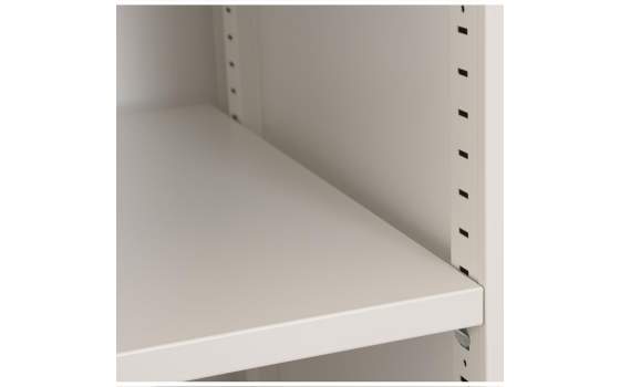 Armario Metalico 2 Puertas Blanco con Estantes Barra Akijar