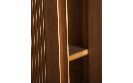 Armario Moderno 2 Puertas Madera Estriada Copenhague