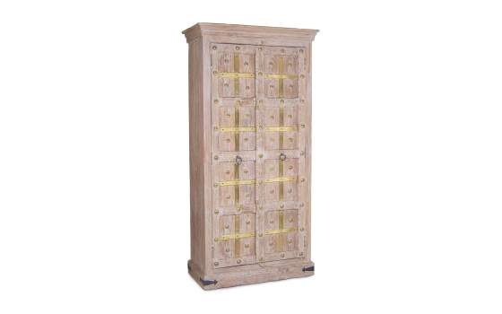 Armario Oriental 2 Puertas Decoradas Madera Acacia Altheer