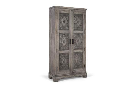 Armario Oriental 2 Puertas Talladas a Mano Serie Altorf