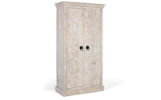 Armario Oriental 2 Puertas Talladas Serie Ateneas