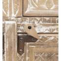 Armario Oriental 4 Puertas 2 Cajones Decape Blanco Alhambra