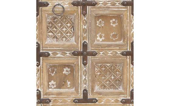 Armario Oriental 4 Puertas 2 Cajones Decape Blanco Alhambra