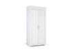Armario Oriental Blanco Tallado 2 Puertas Blanco Desgastado