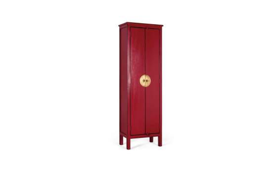 Armario Oriental Chino Rojo 2 Puertas Serie Aorien