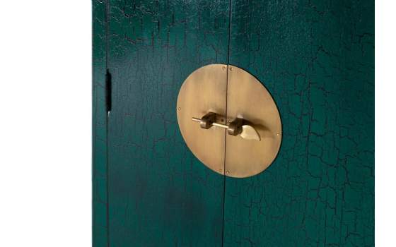 Armario Oriental Chino Verde 2 Puertas Serie Aorien