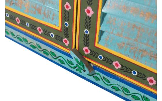 Armario Oriental Diseños Florales 2 Puertas Serie Aciapi