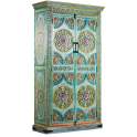 Armario Oriental Madera Mango Policromado Serie Ambros