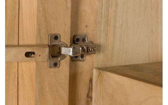 Armario Ovalado Madera Mango Maciza 4 Puertas Serie Myra