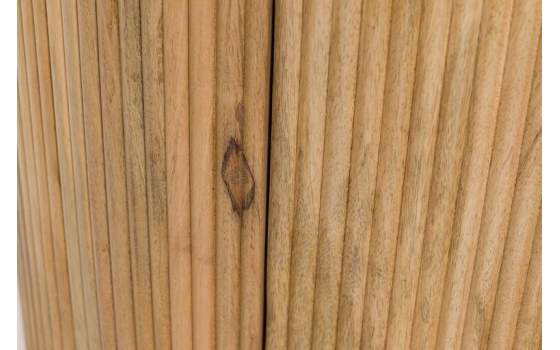 Armario Ovalado Madera Mango Maciza 4 Puertas Serie Myra