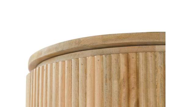 Armario Ovalado Madera Mango Maciza 4 Puertas Serie Myra