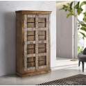 Armario Rustico 2 Puertas Decoradas con Tallas y Metal Albalda