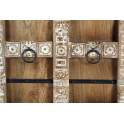Armario Rustico 2 Puertas Decoradas con Tallas y Metal Albalda