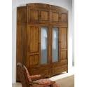 Armario Rustico 4 Puertas Con Altillo Lagar