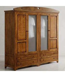 Armario Rustico 4 Puertas Lagar