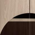 Armario Salón Art Déco Redondeado 2 Puertas – Serie Kharj