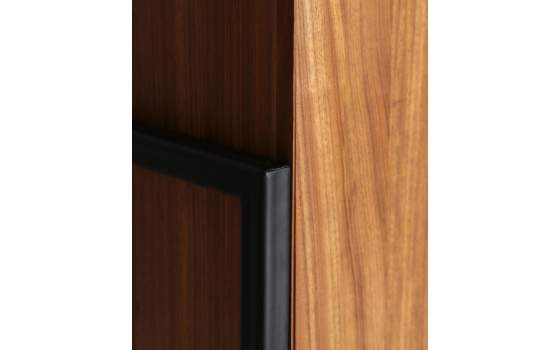 Armario Salon 2 Puertas Madera Metal Serie Lauris