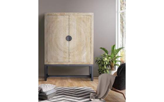 Armario Salon 2 Puertas Madera Tallada Blanco Decape Aringast Armario Salon 2 Puertas Madera Tallada Blanco Decape Aringast