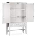 Armario Salon Estilo Oriental Actual Blanco Serie Everest
