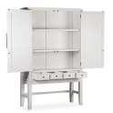 Armario Salon Estilo Oriental Actual Blanco Serie Everest