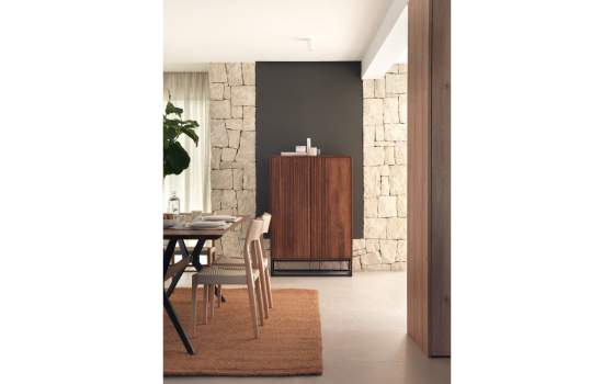 Armario Salon Industrial 2 Puertas Madera y Metal Adenasi