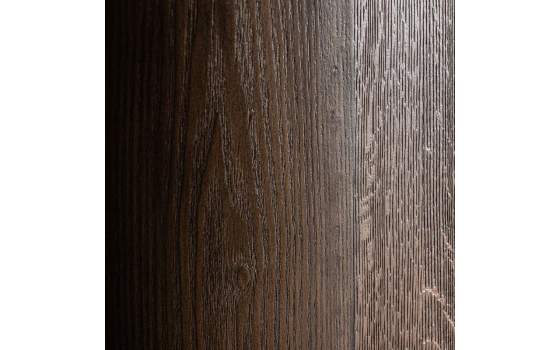 Armario Salon Moderno 2 Puertas Roble y Acero oro Treignac