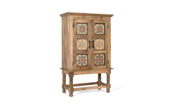Armario Salon Oriental 2 Puertas Decoradas - Serie Alife