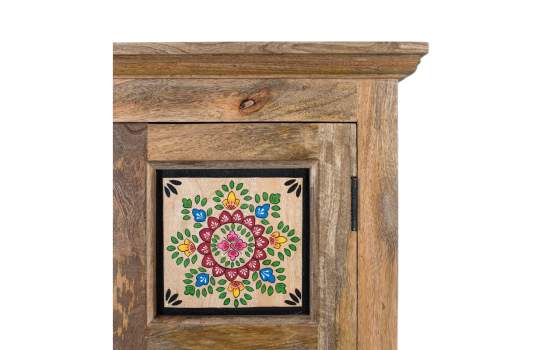 Armario Salon Oriental 2 Puertas Decoradas - Serie Alife