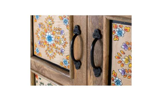Armario Salon Oriental 2 Puertas Decoradas - Serie Alife