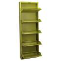Armario Zapatero Alto 5 Puertas Verde Serie Abarsol