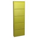 Armario Zapatero Alto 5 Puertas Verde Serie Abarsol