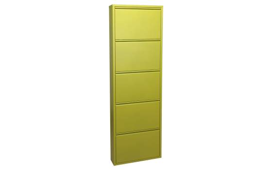 Armario Zapatero Alto 5 Puertas Verde Serie Abarsol