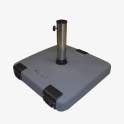 Base de Parasol Cemento Ruedas Asas en 50 Kg Serie LTH 50