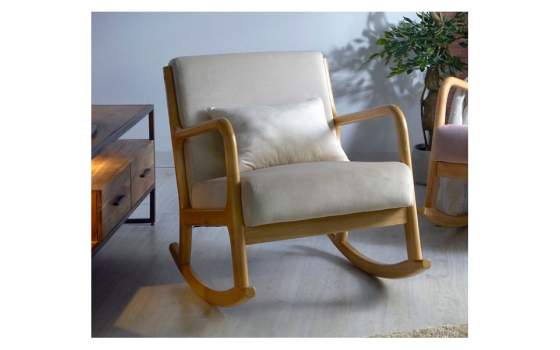Balancin Actual Terciopelo Color Beige Serie Abatran