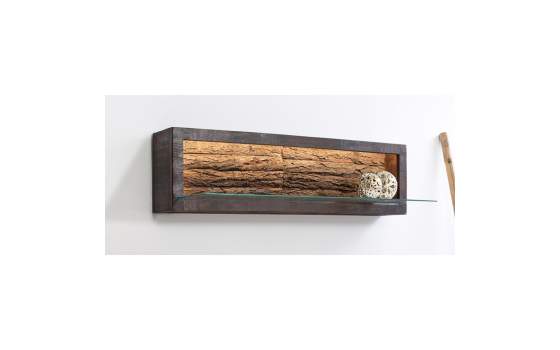 Balda Estante de 100 Madera Rustica Acacia y Led Analde