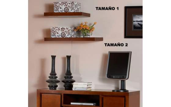 Balda Estanteria de Pared 2 Tamaños Estilo colonial