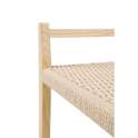 Banco 2 Plazas Madera Fresno Natural Asiento Cuerda Alcegui