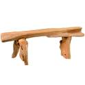 Banco Artesanal Rustico Madera de Teca Serie Argiot