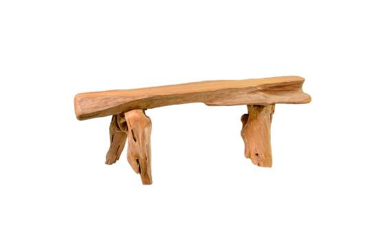 Banco Artesanal Rustico Madera de Teca Serie Argiot