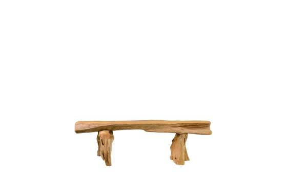 Banco Artesanal Rustico Madera de Teca Serie Argiot