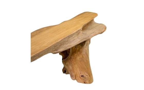 Banco Artesanal Rustico Madera de Teca Serie Argiot